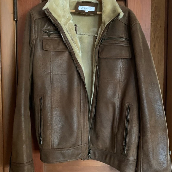 Men's Calvin Klein suede jacket - Picture 4 of 6